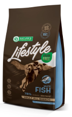 Сухий корм NATURE'S PROTECTION LIFESTYLE для дорослих собак усіх порід із білою рибою 1.5кг