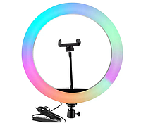 Лампа для селфі кольцева MJ36 USB LED RGB