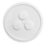 Відро пластикове 8 літрів з кришкою блакитне Ø 27 см h=24 см (Юніпласт), фото 7