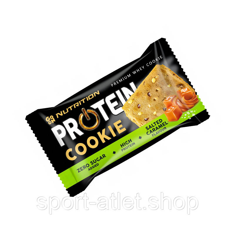 Батончик GoOn Protein Cookie, 50 грам Солона карамель