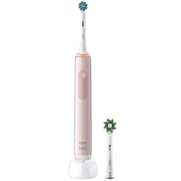Електрична зубна щітка Oral-B D505.513.3 PRO 3 3000 з насадкою EB50RX, EB50RB Pink