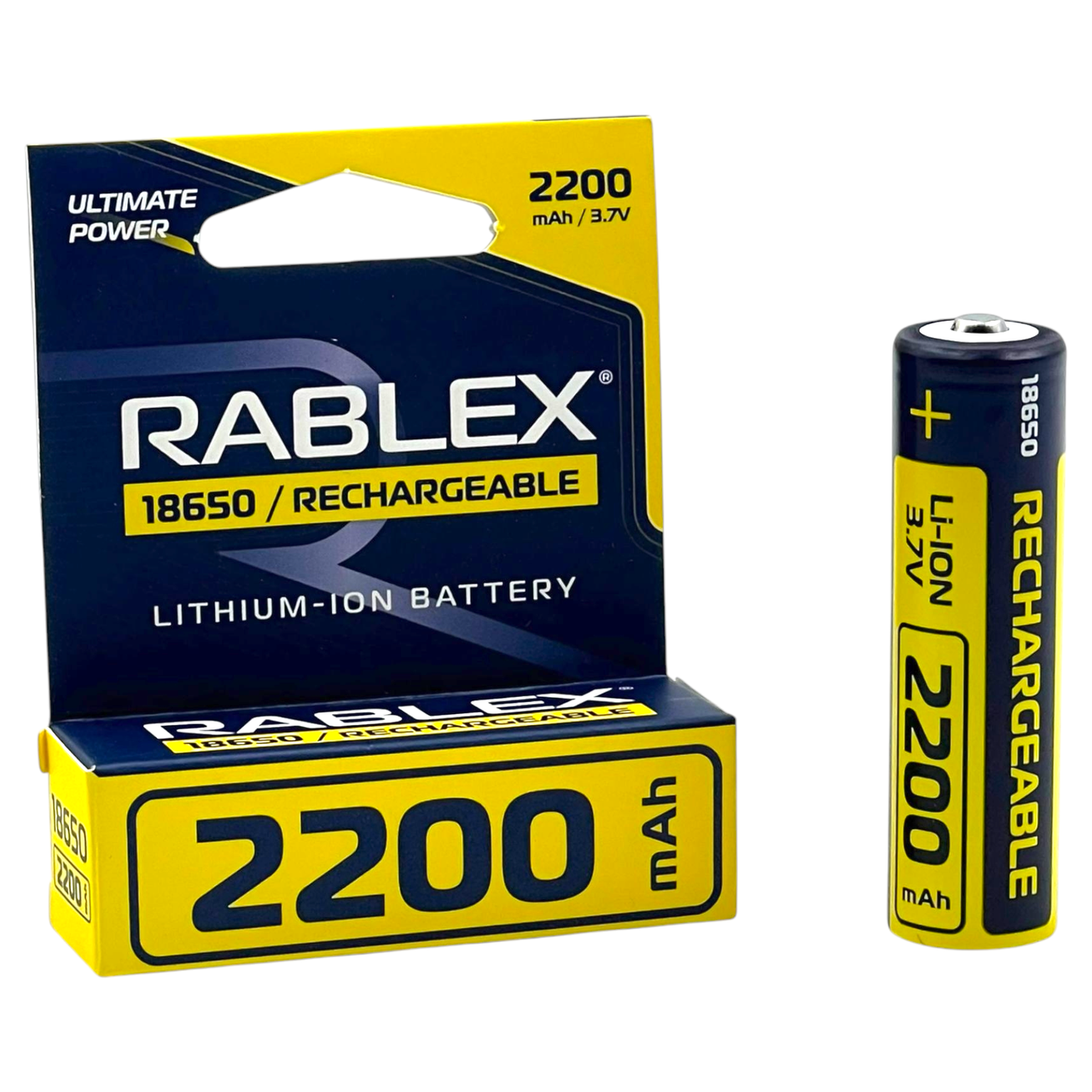 Акумулятор Rablex Li-Ion 18650 2200mAh (без захисту)