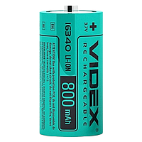 Акумулятор Videx Li-Ion 16340 Videx 800mAh (без захисту)