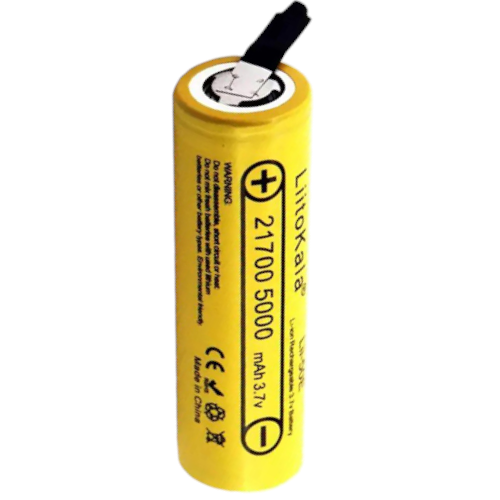 Акумулятор літій-іонний 21700 LiitoKala 50E-N 5000mAh (з контами під пайку) оригінал