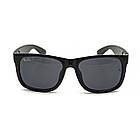 Окуляри Ray Ban Justin 4165 чорні, фото 3