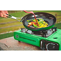 Портативна плитка газова туристична, п'єзопідпалювання, під газові балони бутан і пропан-бутан