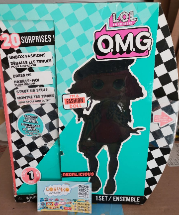 Модні фешн-ляльки Lol Surprise O. M. G. Neonlicious старша сестра Neon Q. T.