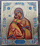 Писана ікона Володимирівська Божа Мати, фото 3