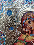 Писана ікона Володимирівська Божа Мати, фото 4