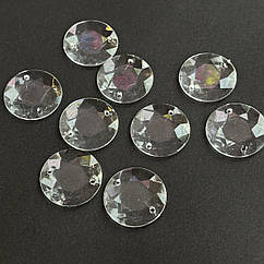 Набір акрилових кристалів "Круглі" 185 шт, 3 см