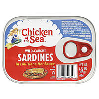 Chicken of the Sea, Сардины, в луизианском остром соусе, 106 г (3,75 унции)