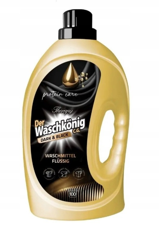 Гель для прання Der Waschkönig Dark & Black 3 л 100 прань