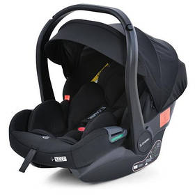 Дитяче автокрісло-бебікокон EL CAMINO ME 1186 i-KEEP Melange Jet Black