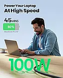 Кабель для зарядки INIU DI-D5CC USB C, 100 Вт PD 5A, кабель для швидкої зарядки USB C - USB C (2 шт по 2 метри), фото 5