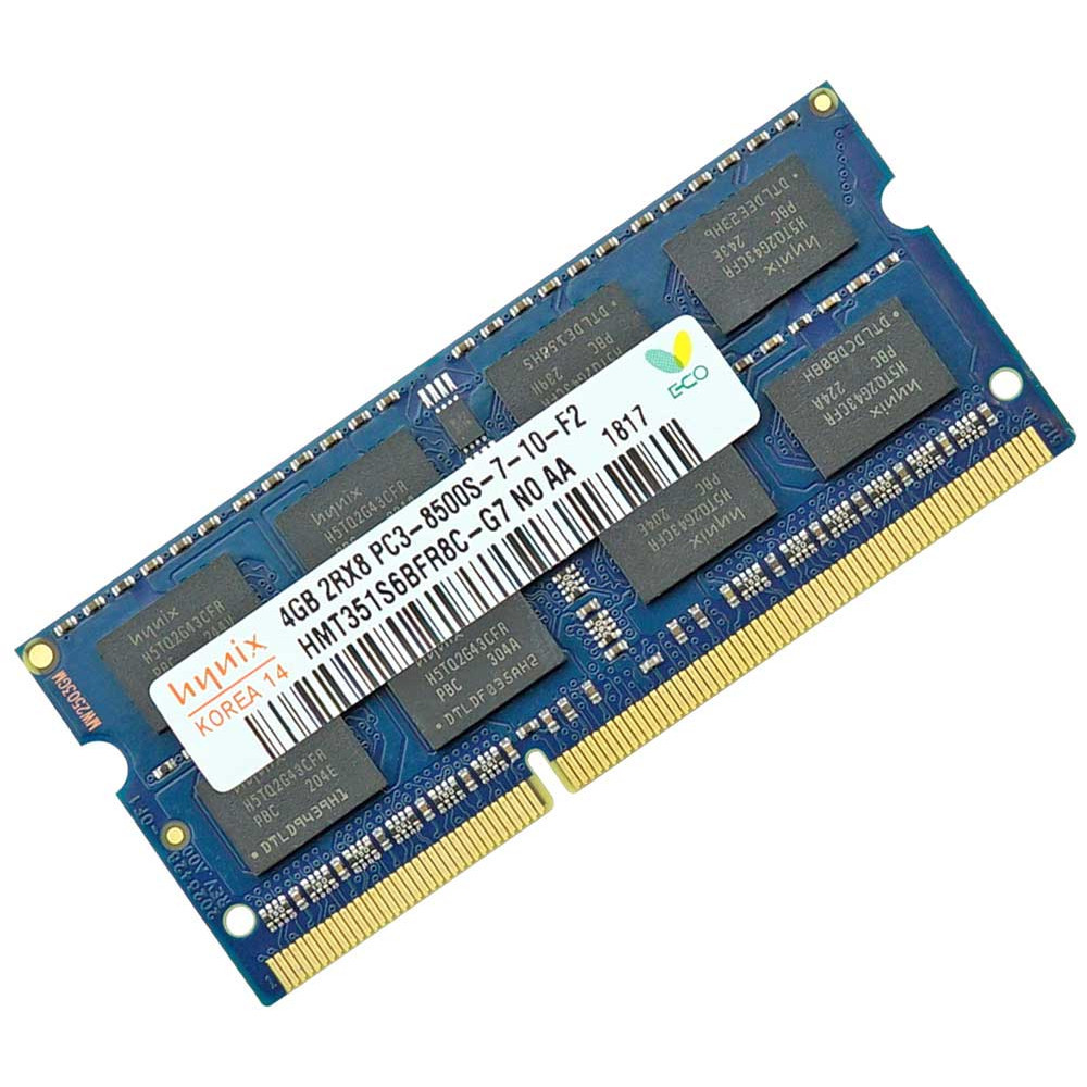 Оперативна пам'ять DDR3 1066 4Gb для ноутбука — Hynix HMT351S6BFR8C-G7 PC3-8500 1.5v SoDIMM (7706938)