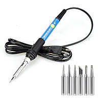 Паяльник 60Вт з Регулюванням Температури + Жала 5Шт