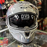 Мотошолом інтеграл сірий із сонцезахисними окулярами DOT для мотоцикла, скутера, фото 5