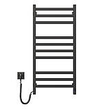 Рушникосушарка електрична 480х1000 NAVIN Авангард Sensor з таймером ліва, чорна, гарантія, фото 2