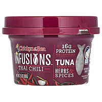 Chicken of the Sea, Настій з дикого спійманого тунця, тайський перець чилі, 2,8 унції (80 г)