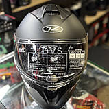 Мотошолом інтеграл чорний матовий RXR із сонцезахисними окулярами DOT для мотоцикла, скутера, фото 4