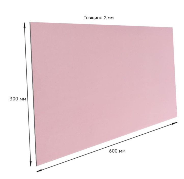 Pet плитка легка, плитка pe pet для ремонту, стінова плитка pet sw, плитка на кухню Pink 600х300х2мм
