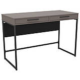 Стіл Campari Cr1200 (1200х500х800Н) чорний/Тоффі, фото 3