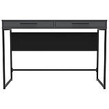 Стіл Campari Cr1200 (1200х500х800Н) чорний/Сірий Шифер, фото 3