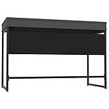 Стіл Campari Cr1200 (1200х500х800Н) чорний/Сірий Шифер, фото 7