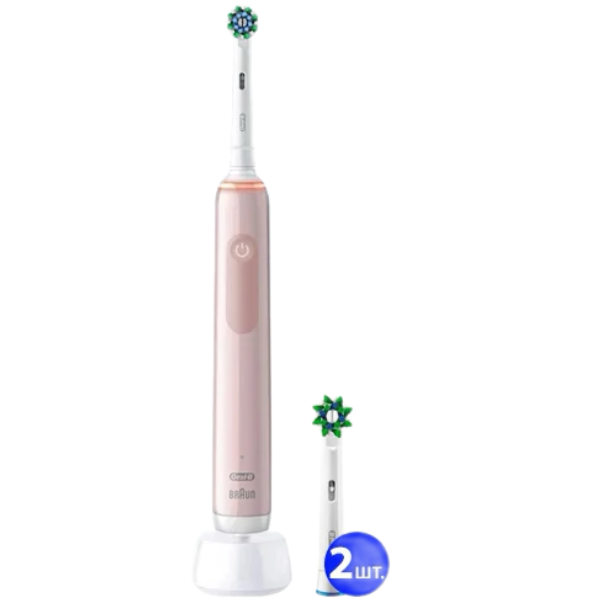 Електрична зубна щітка Oral-B D505.513.3 PRO 3 3000 Pink (3 нас.)