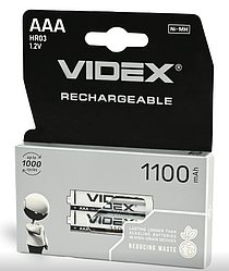 Акумулятор VIDEX HR03 AA Ni-MH 1100mAh 1.2V 1 шт.