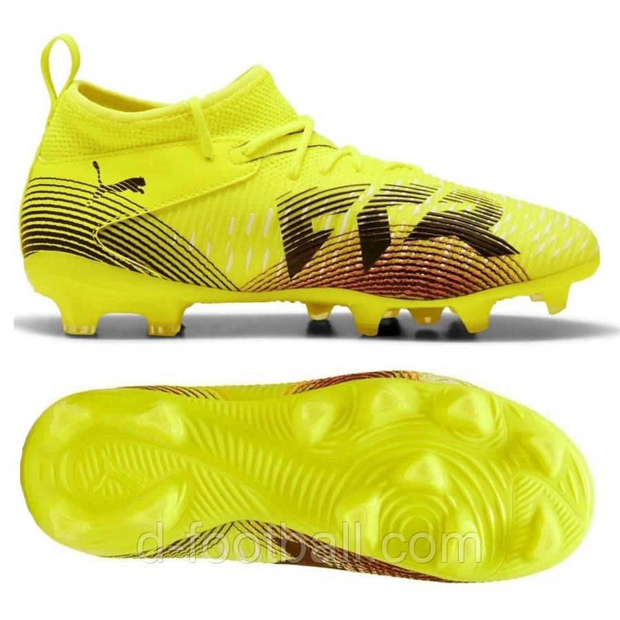Дитячі бутси Puma Future 8 Match FG/AG 108143-03, Салатовий, Розмір (EU) — 30, фото 1