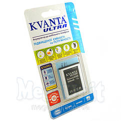 Посилений акумулятор Kvanta для Samsung S5360 Galaxy Y (S5300 Pocket) 1250mAh