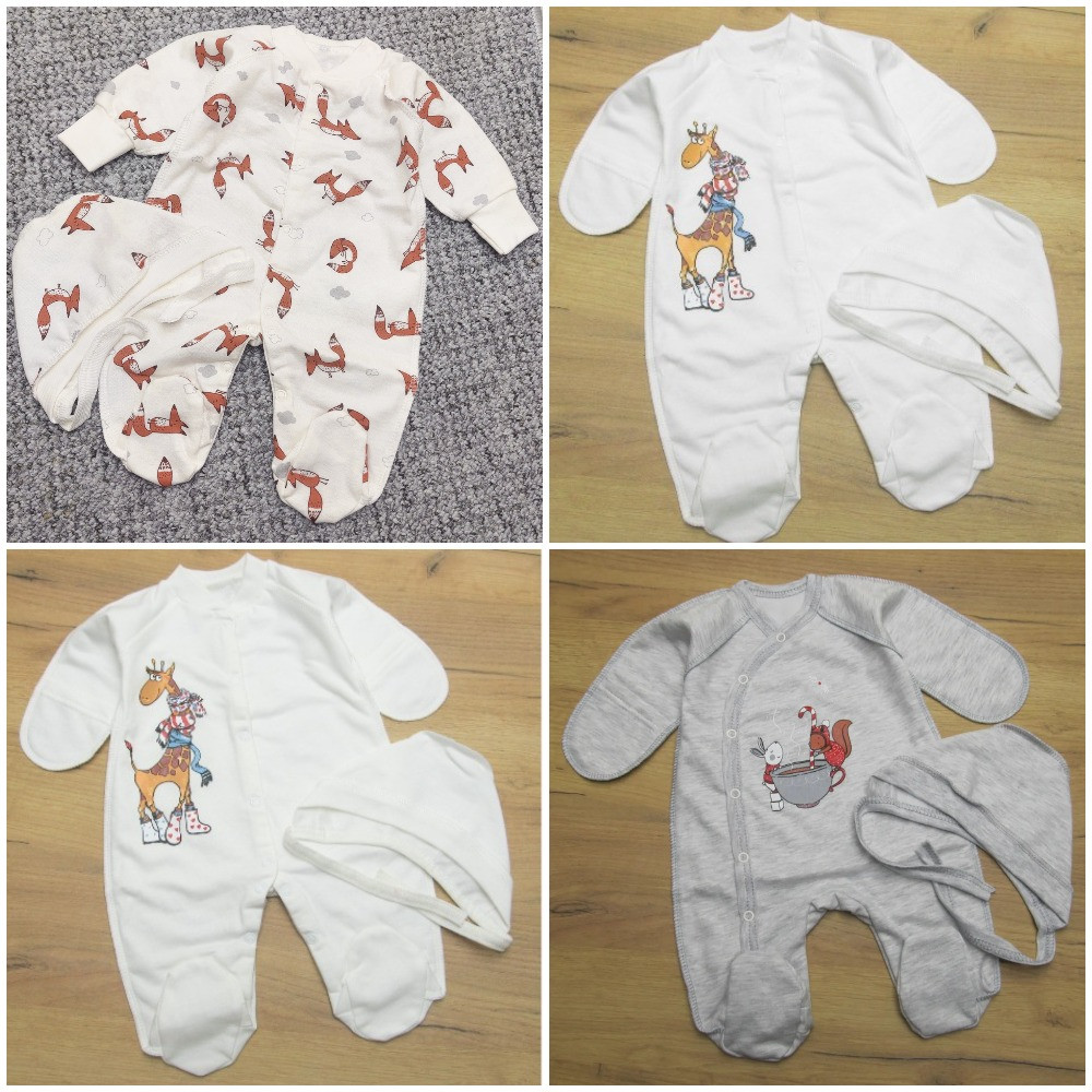 50 0-1 міс для недоношених маловагових дітей теплий чоловічок і шапка на флісі з начісом у пологовий будинок 8103 БЖВ