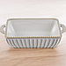 Форма для запікання Limited Edition Allegra Biege прямокутна з ручками 200*110*52 мм GJH009-20-2-129, фото 4