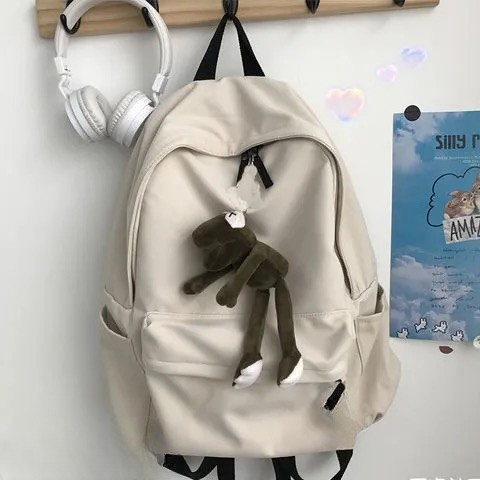 Жіночий повсякденний рюкзак, шкільний рюкзак 1329 Beige