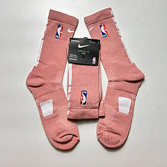 Високі шкарпетки Nike NBA Elite Crew Quick бежеві спортивні баскетбольні