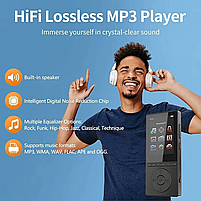 MP3 плеєр Benjie M6 2.4" Bluetooth 5.0 Hi-Fi 32Gb із зовнішнім динаміком металевий USB Type C, фото 5