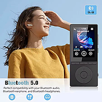 MP3 плеєр Benjie M6 2.4" Bluetooth 5.0 Hi-Fi 32Gb із зовнішнім динаміком металевий USB Type C, фото 6