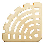 Полиця для ванної кімнати №3 (одна глибока) бежева (Юніпласт), фото 3