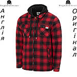Сорочка худі шерпа чоловіча в клітинку Lonsdale (Лонсдейл) з Англії - на довгий рукав, фото 4