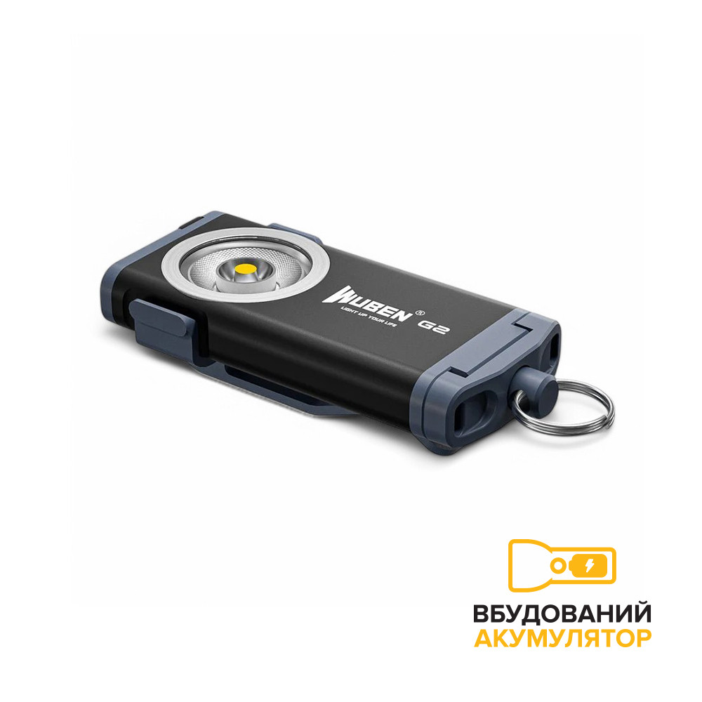 Ліхтарик-брелок Wuben G2 Mini Black, фото 1