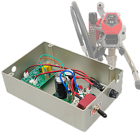 Плата управління в зборі на фарбувальний апарат Hvban S1-S2