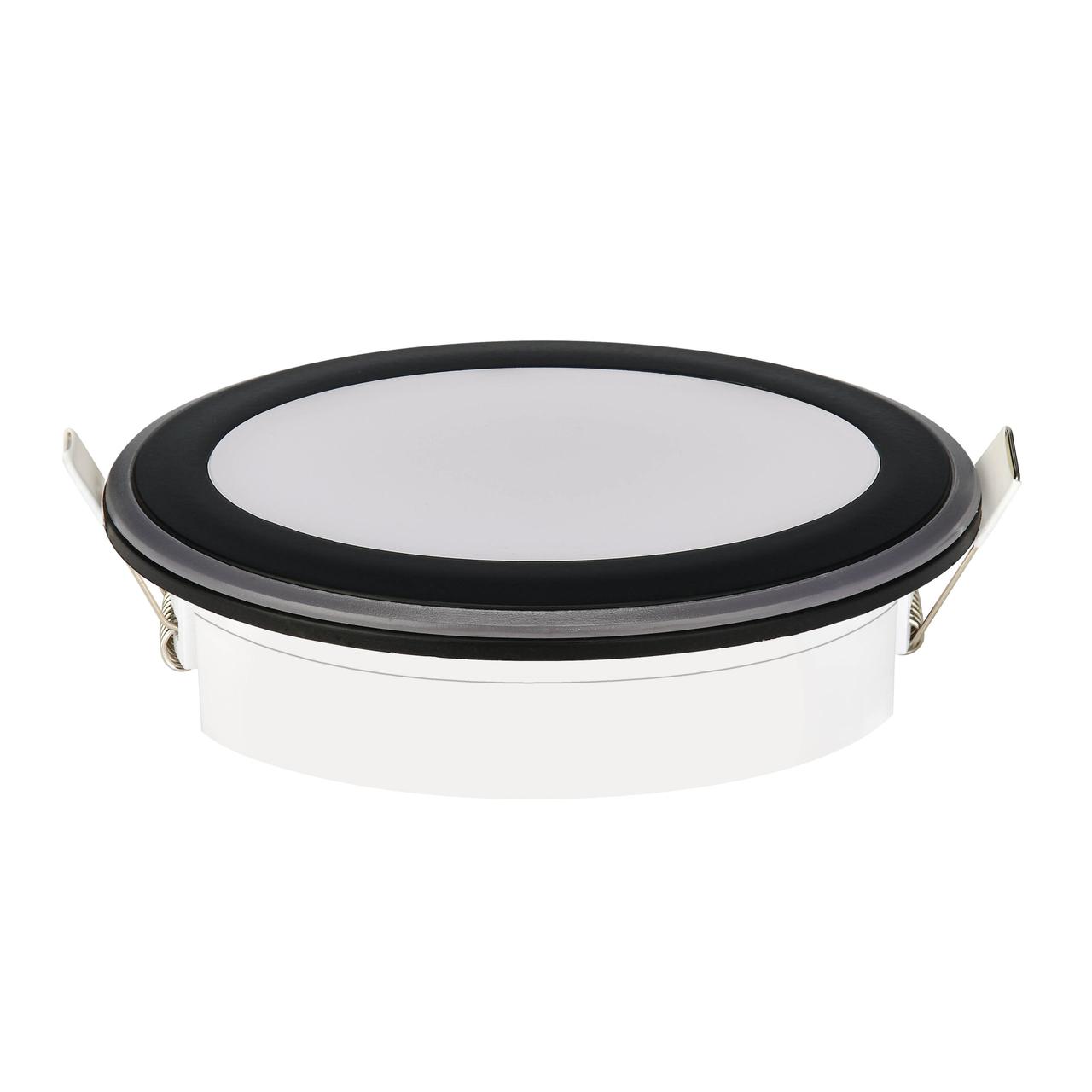 Світлодіодний світильник вбудований LED PARKER-12 12W 4200K чорний