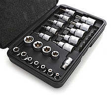 Набір біт і головок Torx 30 шт. Kraft&dele KD10242, фото 4