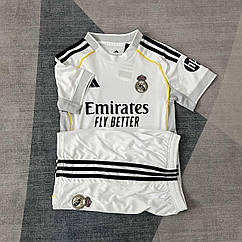 Форма футбольна біла комплект Реал Мадрид Real Madrid Adidas 2025/26