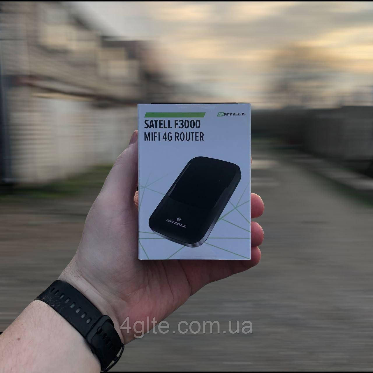 4G Wi-Fi роутер Satell F3000 (B1/B3/B7/B8, 3000mAh, MIMO TS9), фото 1