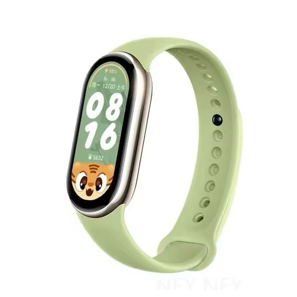 Ремінець для фітнес браслета Xiaomi Mi Band 8 і 9 фісташковый