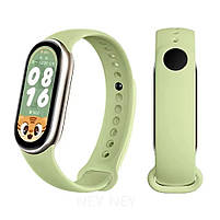 Ремінець для фітнес браслета Xiaomi Mi Band 8 і 9 фісташковый, фото 5