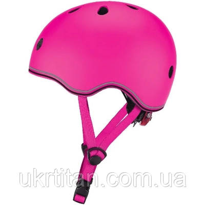 Оригінал! Шолом Globber Evo light рожевий із ліхтариком 45-51 см (506-110) - Вища Якість!