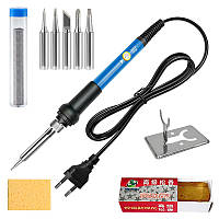 Паяльник 60Вт із Регулюванням Температури та набором аксесуарів